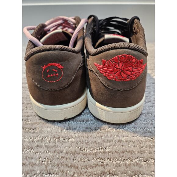 Nike Travis Scott x Air Jordan 1 Retro OG SP Low “Mocha” Brown Size 10 - Picture 4 of 12